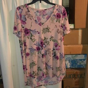 Floral tee
